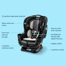 Load image into Gallery viewer, Graco Extend2Fit Convertible Baby Car Seat, Rear and Forward Facing